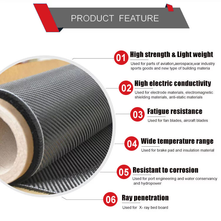 Carbon Fiberglass Fabric product feature